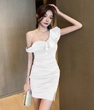 4色 キャバドレス  ミニドレス  セクシー   レース  指名up  谷間魅せ  LT2-YM8704