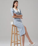 【上下2点セット】エレガント 淑女 デート ユニーク 同伴 通勤 大人可愛い XH2-ZED887358A71