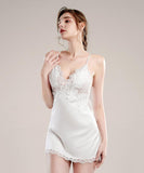 【日本2日間以内発送可能】3色 レース 高見え セクシー 勝負 スリップドレス パジャマ MY8019-GSM-A26