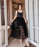 ナイトドレス チュール 可愛い 宴会 披露宴 華奢感 セクシー XH2-JY20128