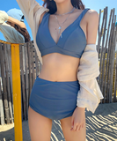 水着 レディース ビキニ  2点セット ハイウエスト バックシャン 2way XY-DP-A18326