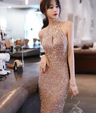 2色 キラキラ  ロングドレス   ゴージャス  着痩せ  披露宴   二次会 演奏会 LT2-HX522