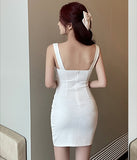 キャバドレス ミニドレス 着痩せ  セクシー 体型カバー  気質  新作 LT2-YM8705