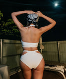 レオパード柄 2色 ビキニ BIKINI モノキニ タンキニ 夏 海辺 プール 水着  MY7-KSD2707