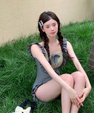 水着 モノキニ ビキニ 大人可愛い フリル リボン XH7-DP-A29930