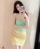 キャバドレス  ミニドレス  着瘦せ  清新感  伸縮性  激得 LT2-MLS7291