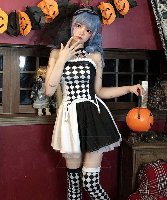 【4点セット】ハロウィン コスプレ ミニドレス キャバドレス かわいい 新作 MY2-XJ9002