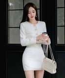 ミニドレス あったか 秋冬 新作 女性 セット 婚活 二次会 同伴 XY2-ZRD887485E49