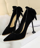 5色 無地 高見え ゴージャス 淑やか 結婚式 ハイヒール パンプス  MY5-DS17175-2