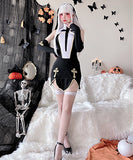 【4点セット】ハロウィン コスプレ ホラー 個性派 シスター セクシー ユニーク XH2-XJ1827-1