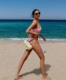 ２点セット 水着 モノキニ ホルターネック セクシー 肌見せXH7‐DP‐A29290