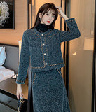 セットアップ  キャバスーツ  新作  二次会 披露宴  名媛風  高品質  LT2-LML1389#