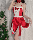 【3点セット】サンタ服 サンタバニーガール 可愛い クリスマス ふわふわ セクシー XH2-GR2435