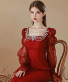 数量限定 結婚ドレス  ロングドレス  コジャス  演奏会 新年会 高級感 真珠 LT2-LGY145