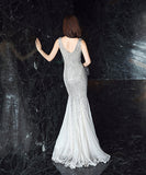 【6色】キラキラ パーティー 宴会Ⅴネック 谷間魅せ 華奢感 演奏会 誕生日 マーメイドドレス XH2-YFTK-YFCK028