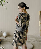 2色  気質   ニットワンピース   ドレス  秋新作 セクシー  着痩せ 高級感   LT2-ZED880817E49