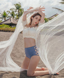 フリル 水着 かわいい ビキニ モノキニ タンキニ 新作 韓国 YN7012-KDS2055