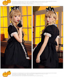 2色 ハロウィン限定  メイド服  コスプレ かわいい  新作 ミニドレス LT2-PS7008