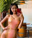 キラキラ セクシー 水着 モノキニ タンキニ ビキニ 新作 リゾート ホテル 海 夏 MY7-KSD2692