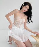 水着 モノキニ ビキニ レース 着瘦せ セクシー バックレス XH7-DP-A30017