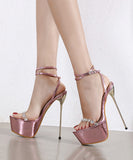 ピカピカ ピンク ゴージャス ハイヒール サンダル パンプス 新作 ダイヤモンド MY5-XL-MY-198-13