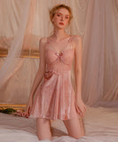 【4色】えちえち 勝負下着 高級感 カワセクシー レース パジャマ ルームウェア XH8-GR2814