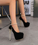 ハイヒール 真珠 セクシー 美足効果 宴会 二次会 XH5-XL- ZG-2018-20A