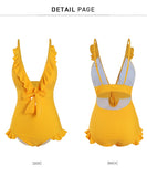 ビキニ 温泉 モノキニ 水着 可愛い 韓国っぽ リボン 海辺 XH7-JX201119S1