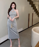 【2色】きゃばきゃば 中華風 セクシー 高級感 スリット ユニーク XH2-MLS7265