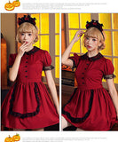 2色 ハロウィン限定  メイド服  コスプレ かわいい  新作 ミニドレス LT2-PS7008