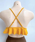 2色ビキニモノキニセクシーフリル谷間魅せビーチXH7-FH89110