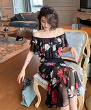 花柄 チュール 可愛い フリル エレガント 宴会 披露宴 XH2-JY20121