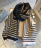 シマウマ柄  50%カシミア  スカーフ 秋冬新作 おしゃれ  厚手  気質 LT9-CM-3