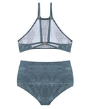 水着 ビキニ 可愛い デニム柄 おしゃれ 着瘦せ XH7-DP-A20654