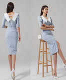 【上下2点セット】エレガント 淑女 デート ユニーク 同伴 通勤 大人可愛い XH2-ZED887358A71