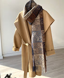 【3色】高品質 カシミヤ コート オーバーサイズ チェスターコート ウール 通勤 XH2-BQL18001