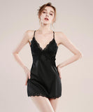 【日本2日間以内発送可能】3色 レース 高見え セクシー 勝負 スリップドレス パジャマ MY8019-GSM-A26