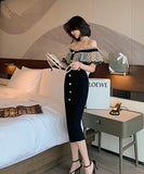 宴会 披露宴 オルターネック チュール セクシー 華奢感 XH2-JY3870