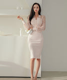 レース 膝丈ドレス セクシー エレガント 気質 きゃばきゃば 同伴 XH2-ZED885271A71