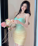 キャバドレス  ミニドレス  着瘦せ  清新感  伸縮性  激得 LT2-MLS7291