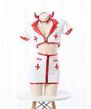 【上下4点セット】2色 セクシー コスプレ ハロウィン 姉 ナース 悪魔 エロかわいい XH2-FSM064
