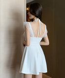 2色 レース ピカピカ 新作 ミニドレス キャバドレス クラブ キャバクラ MY2-YM8638