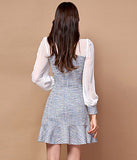 蝶結び  ミニドレス  パーティードレス 指名 二次会 同伴  名媛 淑女  LT2-ZED887872A71