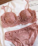 【上下セット】ランジェリー ブラ 下着 新作 レース ゴージャス 高品質 my9-xq8303