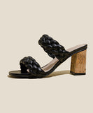 【3色】スリッパ 履きやすい スクエアトゥサンダル おしゃれ XH5-XL-YXB-11907-1