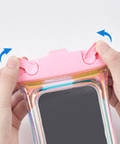 【2個セット】9.5×21cm 携帯防水カバー 携帯防水ケース お風呂 海水浴  スマホカバー MY9021