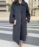 【3色】カシミヤ コート  高品質  チェスターコート オーバーサイズ  ウール XH2-BQL003