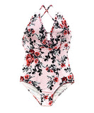 花柄 水着モノキニ タンキニ ビキニ 新作 着瘦せフリル XH7-GN20164