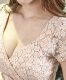 キャバドレス 非対称 谷間魅せ ナイトクラブ セクシー 姉 レース XH2-LQE6016B506