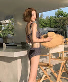 ビキニ かわいい レース フリル モノキニ SEXY 人気新作 MY7-KDS2201